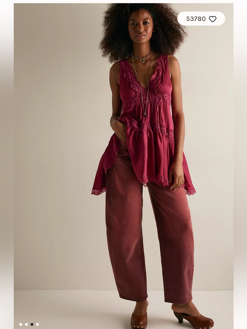 Free People In This Groove Mini Slip Dress - Picture 3 of 6